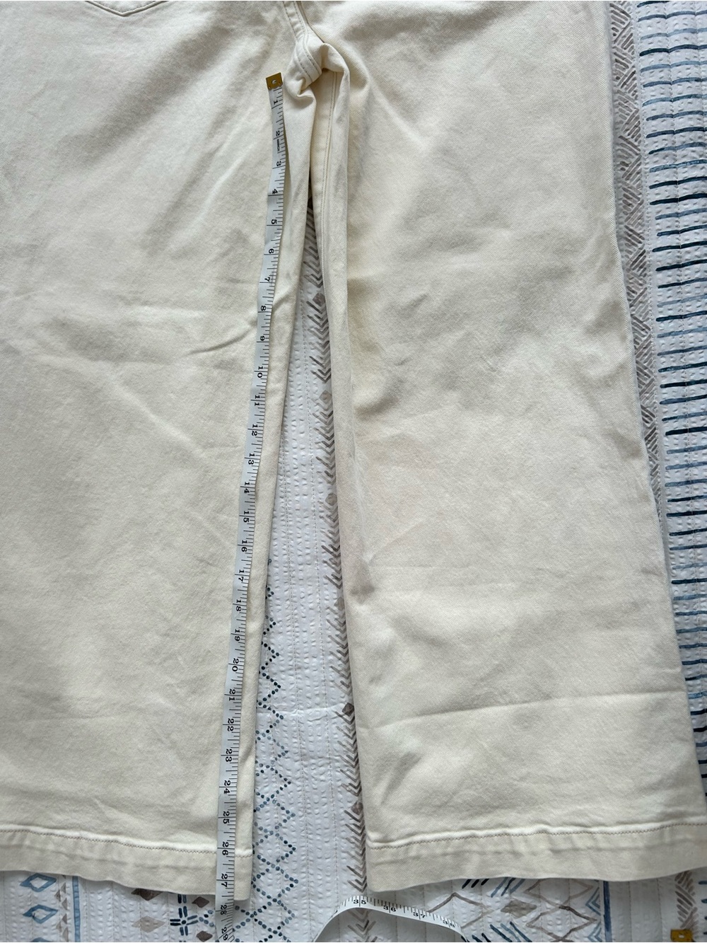 Rolla’s Sailor High Rise Wide Leg Jeans Cream Size 32 NWT - Picture 10 of 12
